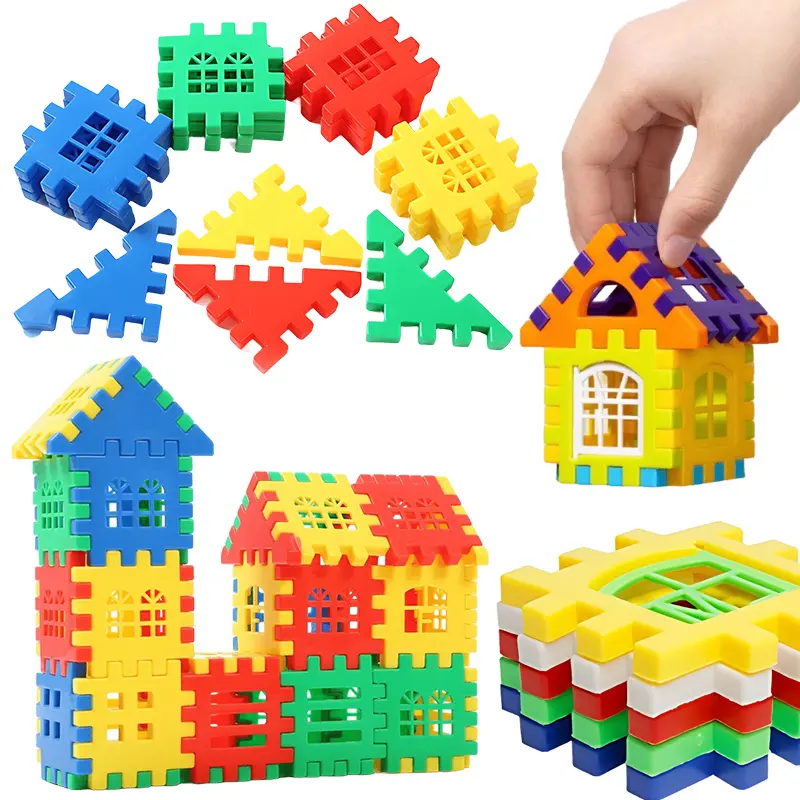 House Building Block Toy Creative Construction Bricks Kids Educational STEM Toys Gift for Children Boy Girl Birthday Present ZYF