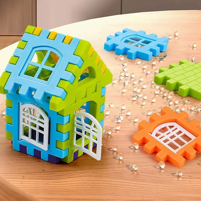House Building Block Toy Creative Construction Bricks Kids Educational STEM Toys Gift for Children Boy Girl Birthday Present ZYF