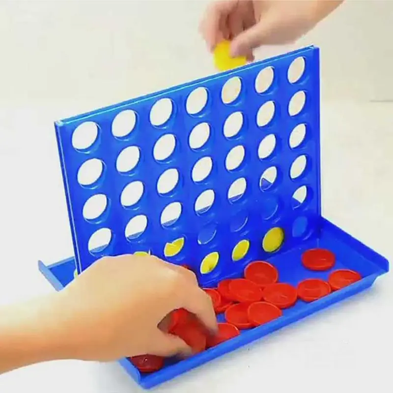 Three Dimensional Four Combo Chess Children Early Education Puzzle Toys Parent-child Interactive Desktop Game Chess Toys TMZ