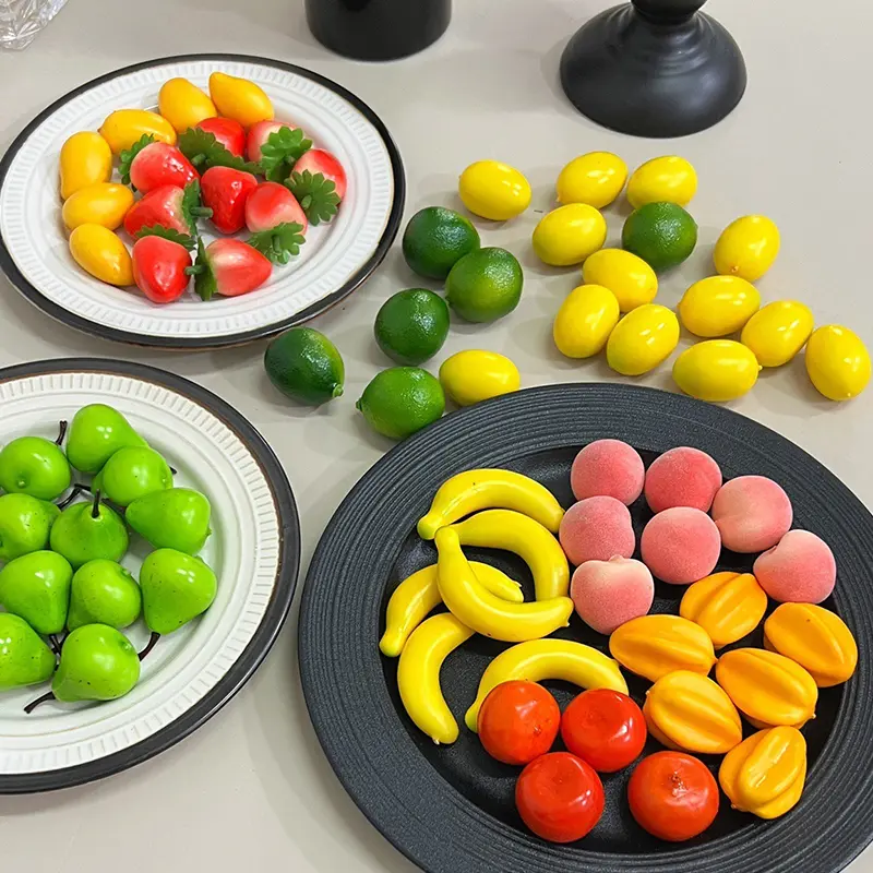 20PCS/Lot Simulated Fruit Vegetable Mini Foam Models DIY Handicraft Supplies Festival Decoration Materials Photography Props ZYF