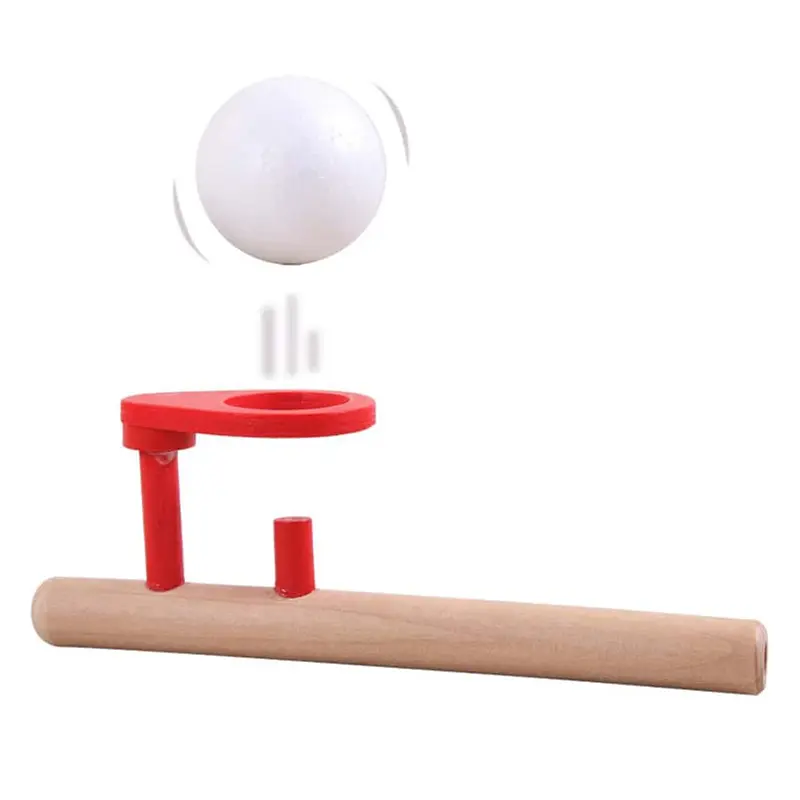 Wooden Floating Blowing Ball Set Traditional Toys Children Early Education Puzzle Games Toys Vital Capacity Training TMZ