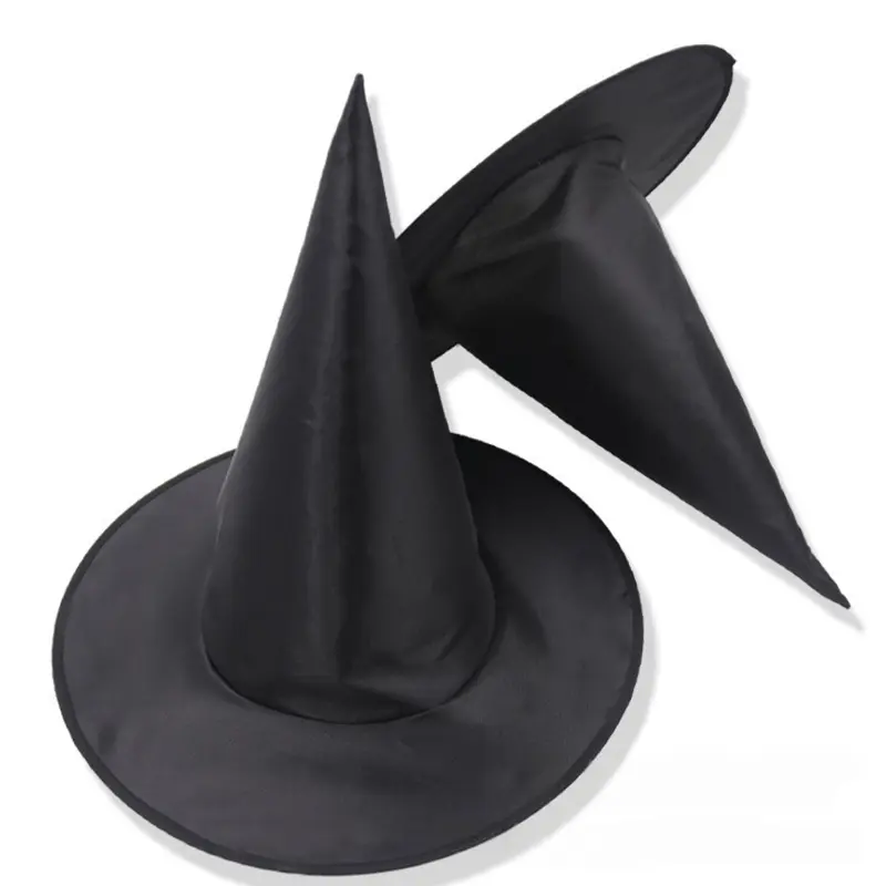 Halloween Hat Witch Wizard Black Hat S/L 2 Sizes Available Home Courtyard Decoration Masquerade Halloween Costume Party Prop ZYF