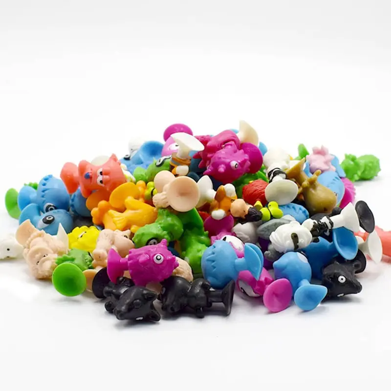 10~60pcs Mini Suction Cup Doll Silicone Household Ornaments DIY Office Desktop Decorations Micro Model Decorative Products TMZ