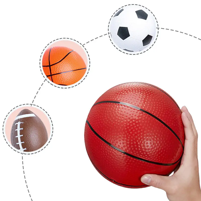 1~3pcs Mini Basketball/Soccer Ball/Rugby Sports-themed Party Gifts Party Favor for Sports Lovers Soft & Safe Inflatable TMZ