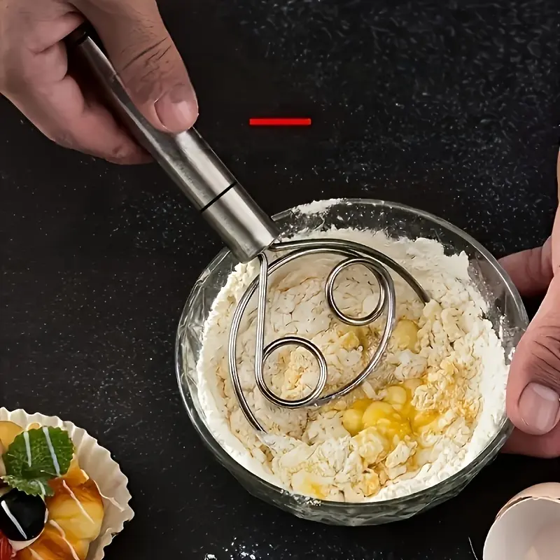 1PC Noodle mixer, flour cake beater, kitchen handheld mixer, non stick, quick egg whisk