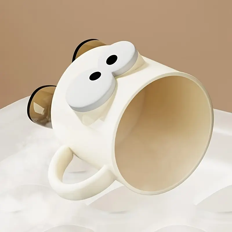 1pc Couple Toothbrush Cup, Cute Cartoon Home Use Mouthwash Cup