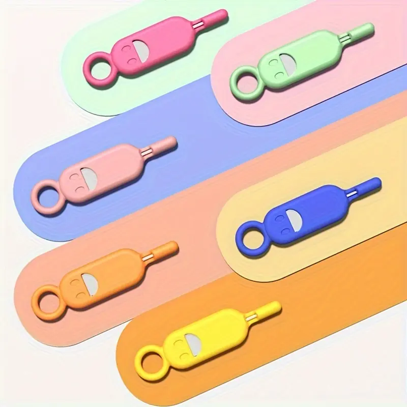 Mobile phone anti loss card holder, memory SIM card holder, phone replacement card holder, hanging key, portable top pin gift
