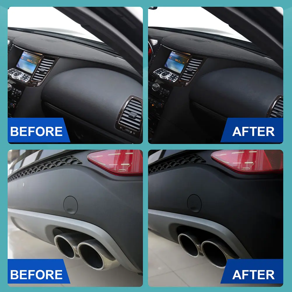 30/50ML Plastics Restorer for Car Plastic Refreshing Coating Kit Car Scratch Remover Refurbish Agent for Motorcycle Polishing