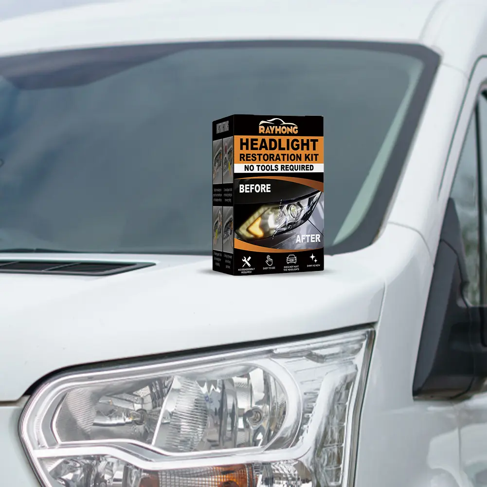 Ceramic Headlight Restoration Kit Headlight Cleaner Restorer Kit Ceramic Headlight Polisher for Car Taillight Headlight