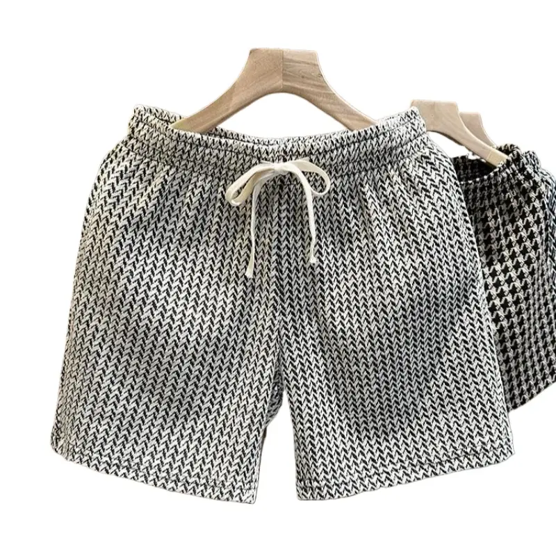 Men's Clothing Print Plaid Shorts Summer Stylish Straight Leg Casual Beach Pants Comfortable Pockets Lightweight Street Shorts