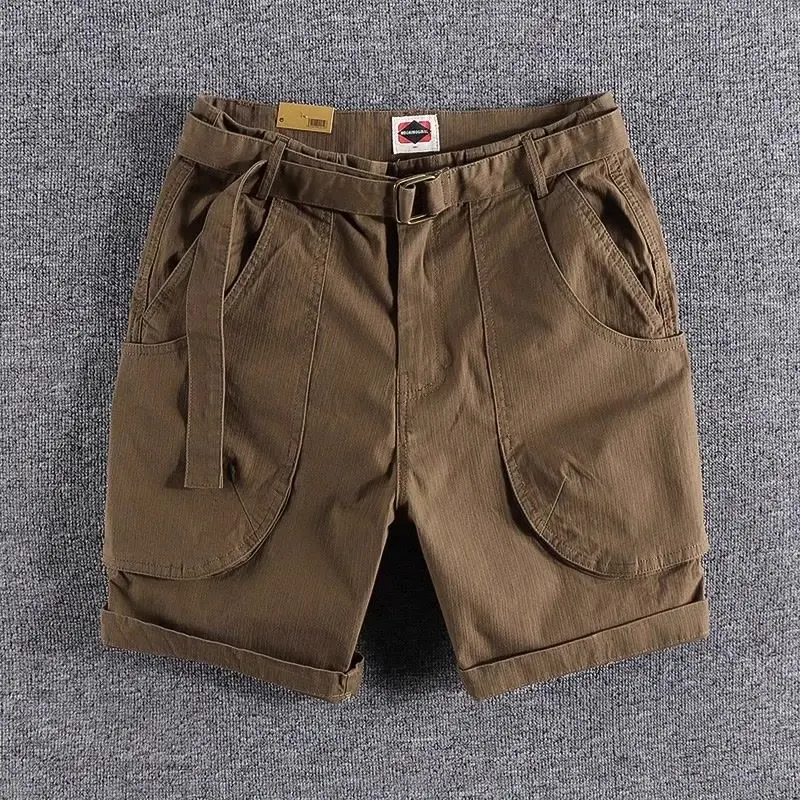 Casual Loose Men's ort Pants Thin Sle for Working Lightweight Summer Faionable Straight Leg Length Youth Active Wear