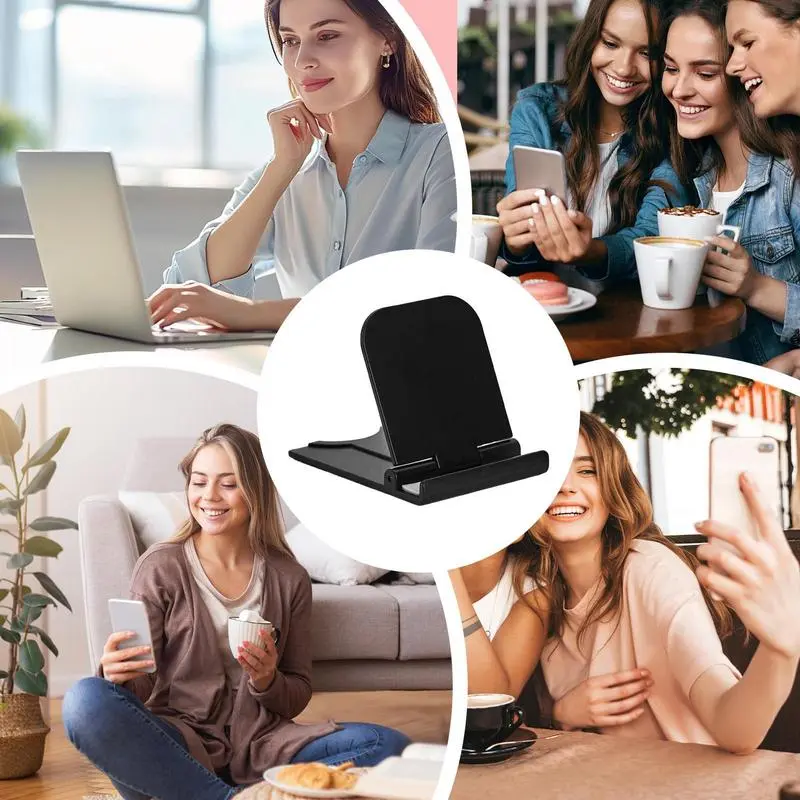 Mini Desktop Lazy Foldable Stand Adjustable Angle Mobile Phone Stand Portable Phone Tablet Stand for Mobile Phone Tablets