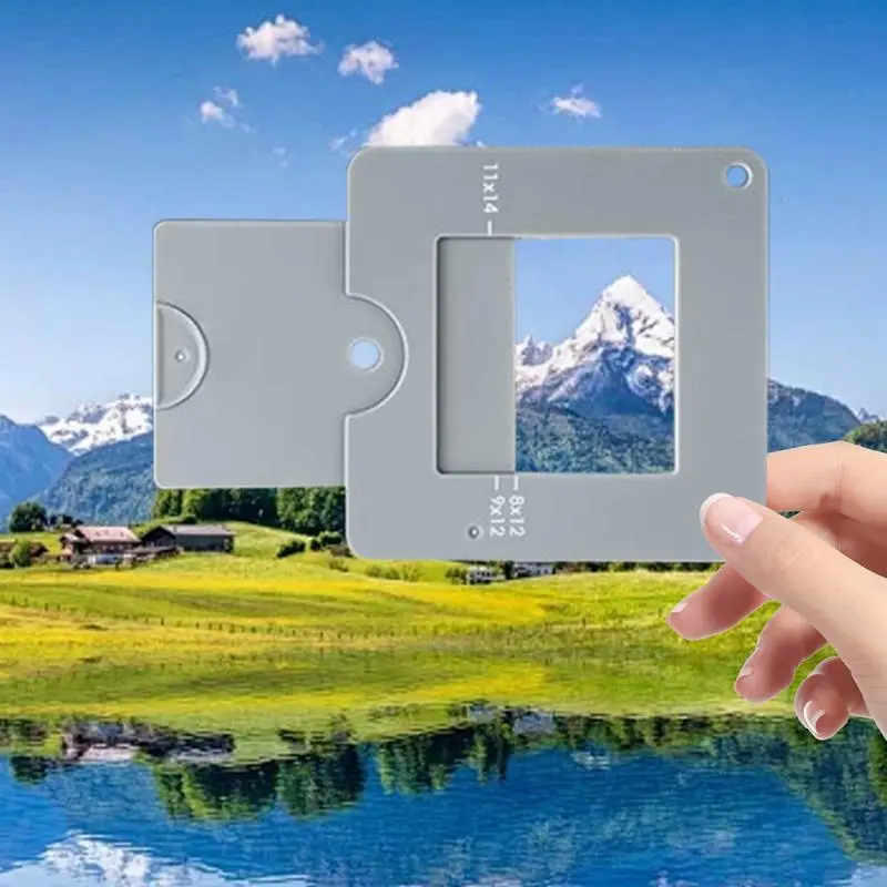 Portable and Versatile Viewfinder with color isolation Sketch Artist View Capture Tool for painting drawing photography