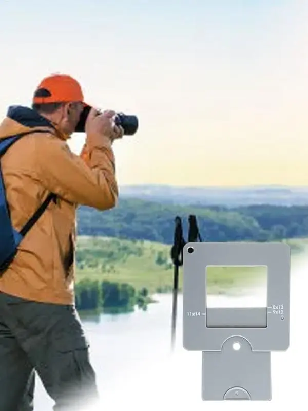 Portable and Versatile Viewfinder with color isolation Sketch Artist View Capture Tool for painting drawing photography