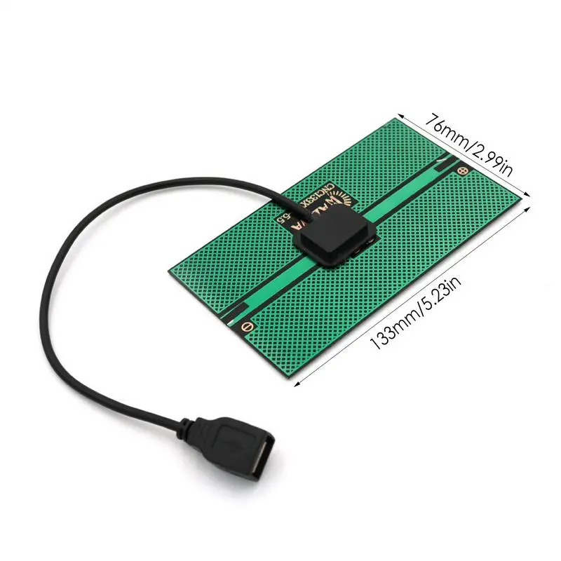 1.65W 5.5V Portable Solar Panel Charger Portable Solar Panel Mini 5.5V Solar Charger Outdoor Hiking Solar Panel for Phone Tablet