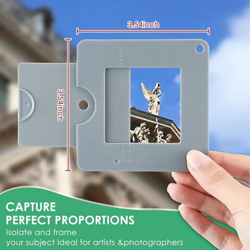 Portable and Versatile Viewfinder with color isolation Sketch Artist View Capture Tool for painting drawing photography
