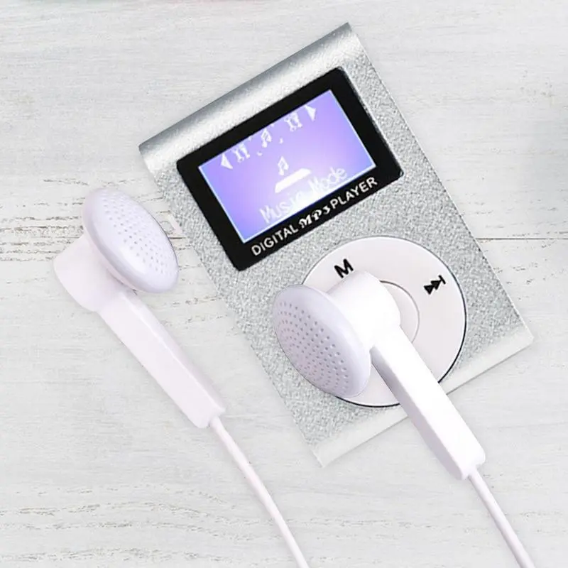 Mini Mp3 Player Mini Portable MP3 Player Mini MP3 Music Player Student Walkman Gifts With Clip Design for Adult and Colleage