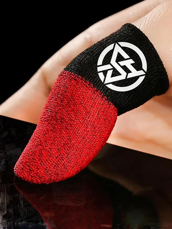 Gaming Finger Sleeves Sensitive Touch Glove Breathable Gaming Fingertip Cover Sweatproof Anti-slip Touch Screen Finger Sleeve