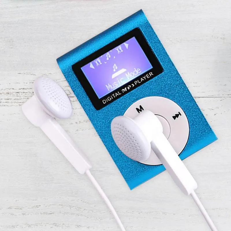 Mini Mp3 Player Mini Portable MP3 Player Mini MP3 Music Player Student Walkman Gifts With Clip Design for Adult and Colleage