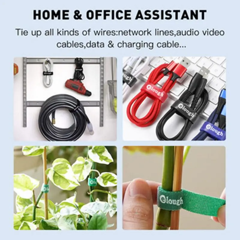 Cable Organizer Tearable Organizer Reusable Cable Ties Earphone Mouse Cord Ties Wire Winder USB Cable Management Protector