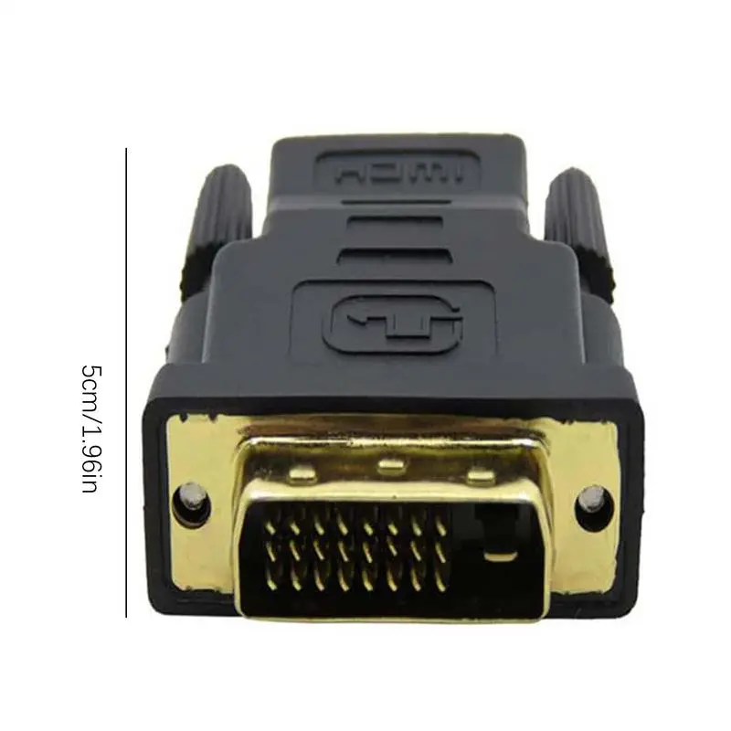 Bi-Directional DVI-I 1080P Male to Male Converter Multimedia Interface Adapter DVI 24+1 toHDMI Compatible Cable Adapter