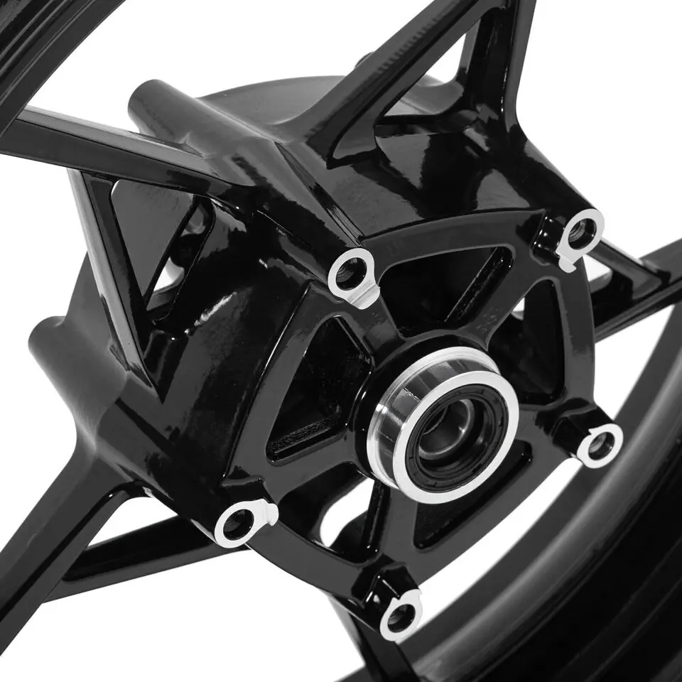 17"x3.5" Motorcycle Front Wheel Rim Gloss Black For Kawasaki Z900 Z650 Z900 Ninja 650 2017~2024 2023 2022 Motorcycle Wheel Rim