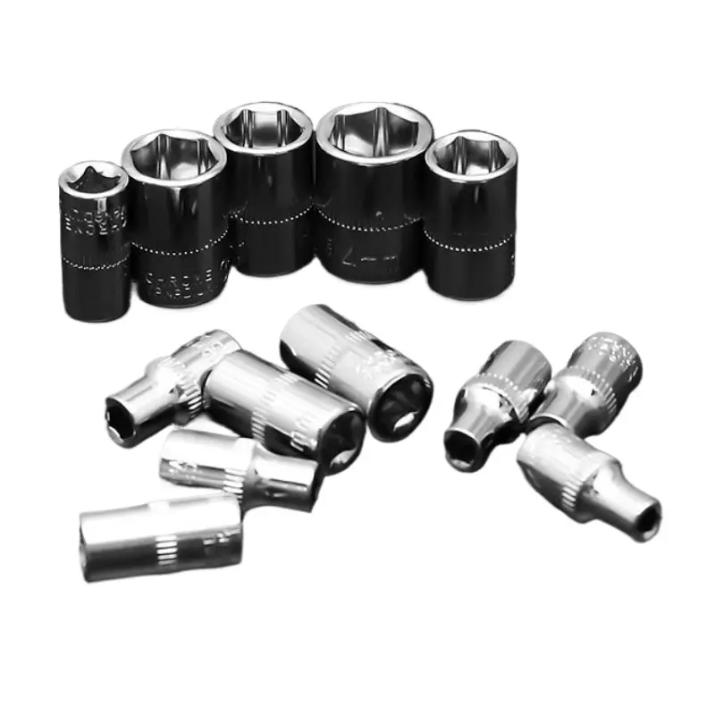 46pcs Car Repair Tool Kit 1/4-Inch Socket Set Car Repair Tool Ratchet Torque Wrench Combo Auto Repair Set Mechanical Tool