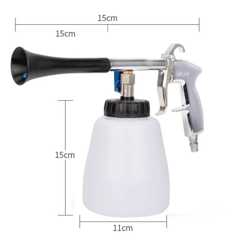 Car Wash Tool Cleaning Gun Spray for Can Pneumatic Tornado Car Interior Washer Engine Compartment Spray Gun