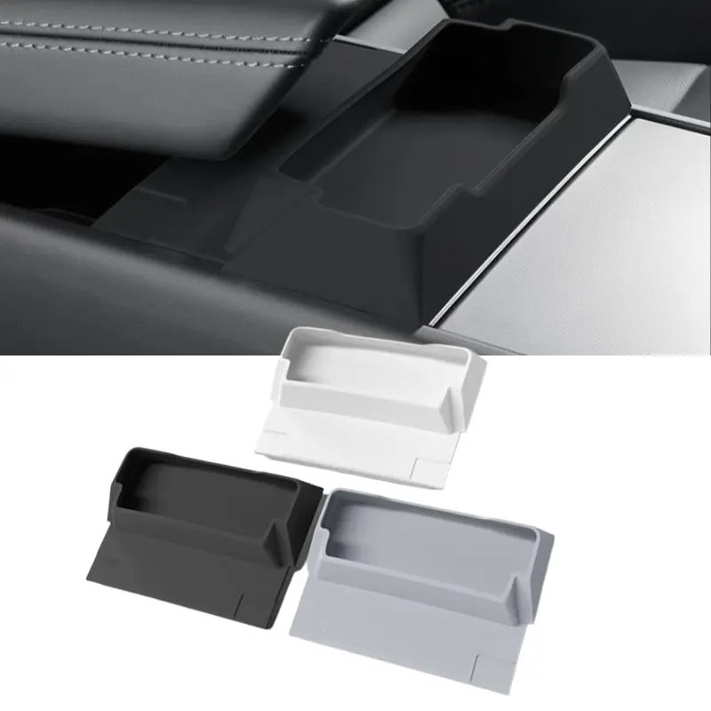 for Tesla Model Y Launch 2025+ Juniper Car Glasses Tray Center Console Armrest Storage Box Organizer Accessories