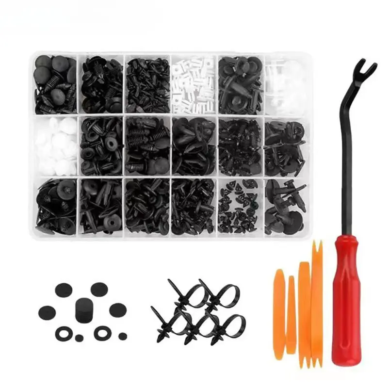 Auto Fastener Clip Interior Replacement Parts, Bumper Retainer Clips Door Trim Panel Fender Clips for Ford Toyota Honda Chrysler