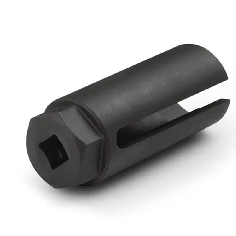 Black O2 Oxygen Sensor Socket Tool 1/2" Square Drive Removal European-style Cxygen Sensing Socket Wrench Car Tools Universal