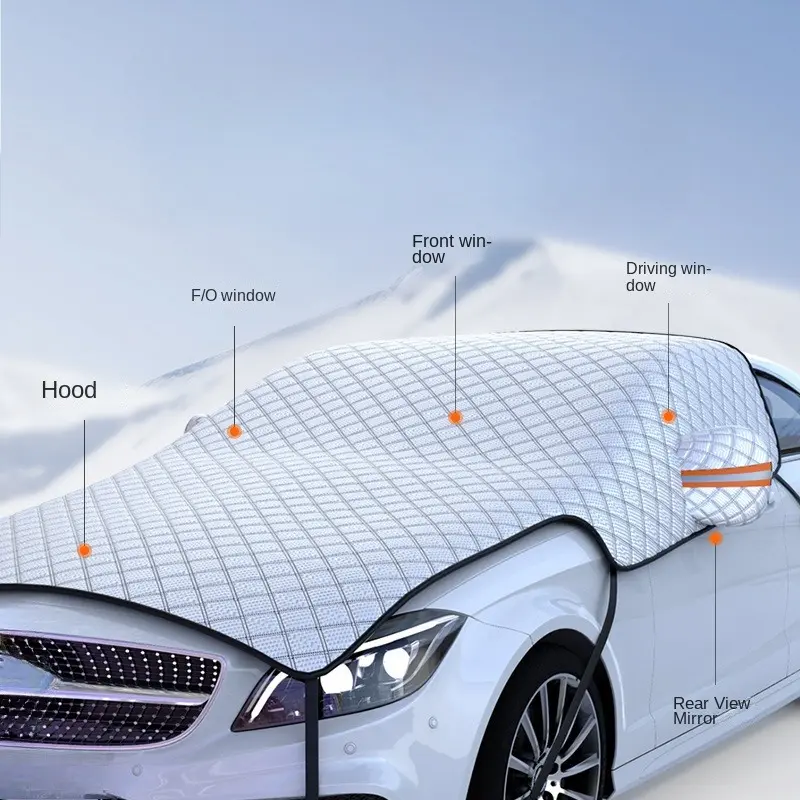 Front Windshield Sunshade Car Anti-exposure Heat Insulation Anti-snow Anti-icing Cover Front Parasol Window Car Clothing Cover