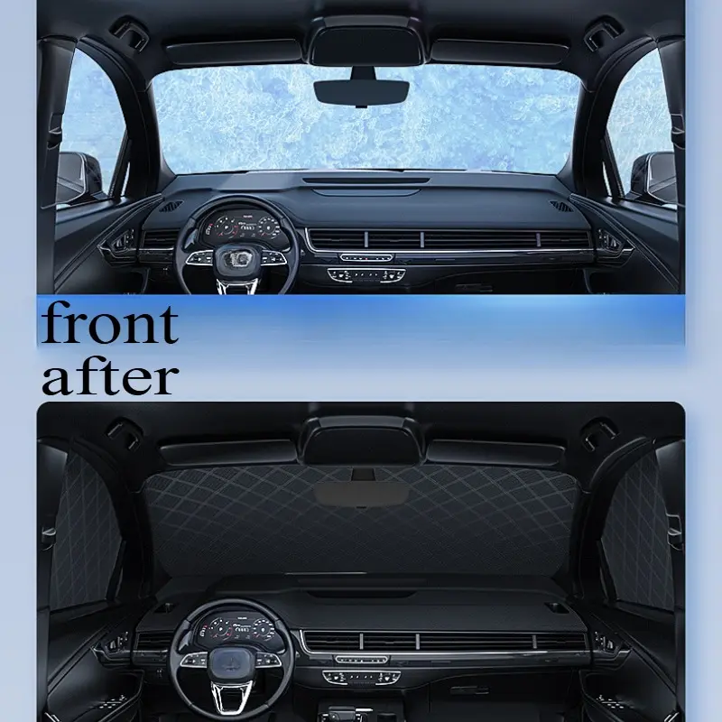 Front Windshield Sunshade Car Anti-exposure Heat Insulation Anti-snow Anti-icing Cover Front Parasol Window Car Clothing Cover