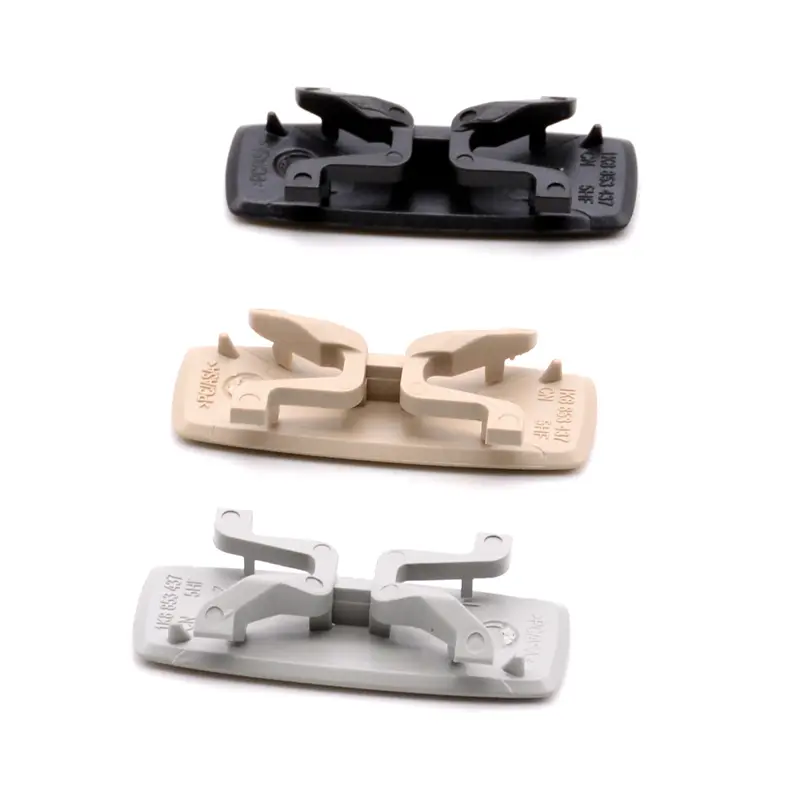 2PCS Car A B C Pillar Insert Trim Cover "AIRBAG"Badge Pearl For CC Golf Jetta Passat Polo 5G0 853 437 1K0853437 Black Gray Beige