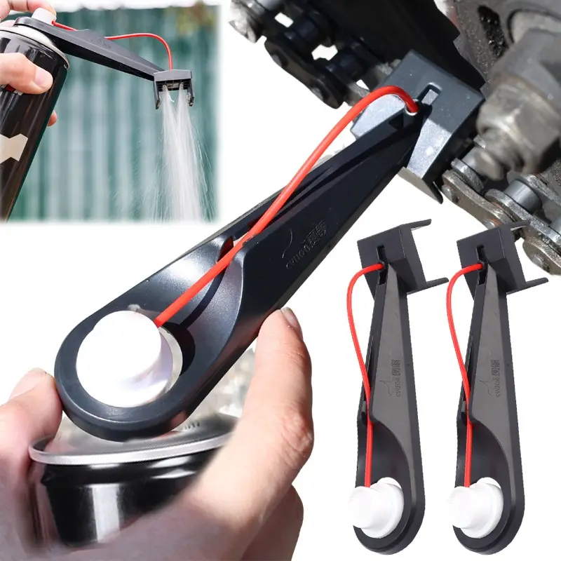1-2Sets Motorcycle Chain Oiling Diverter Chains Wax Cleaner Attachment Spray Gear Motorcycle Bike Bicycle Equipments Repair Tool