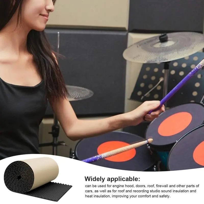 Sound-absorbing panels, fireproof sound insulation pads, self-adhesive sound insulation barriers, car ktv sound insulation panel