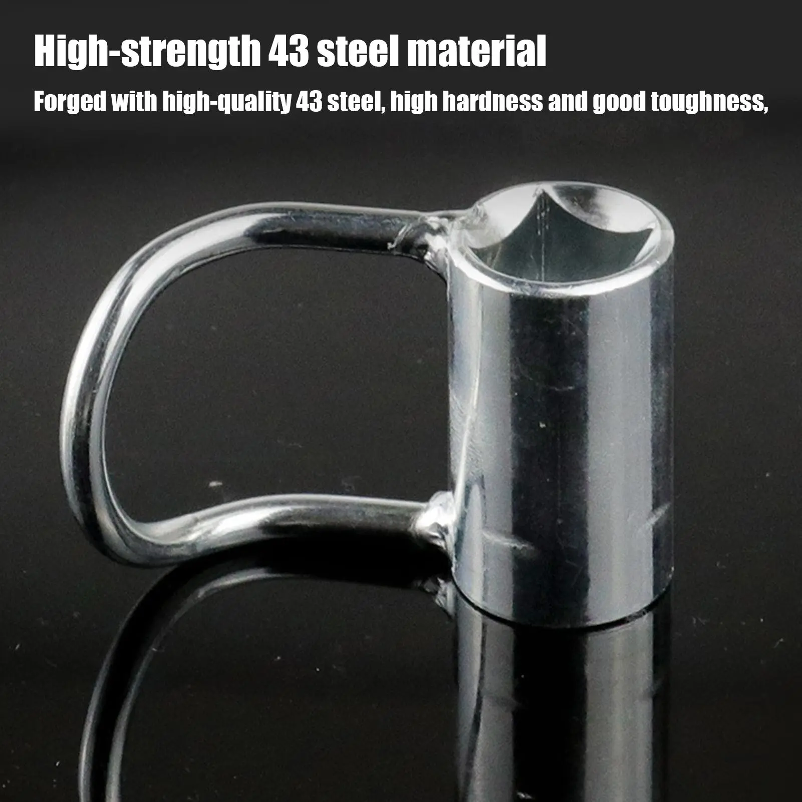 Angle Stop Wrench Angle Stop Valve Wrench Water System Maintenance Hand Tool For Tight Space Bathroom Toilet Under Sink Kitchen