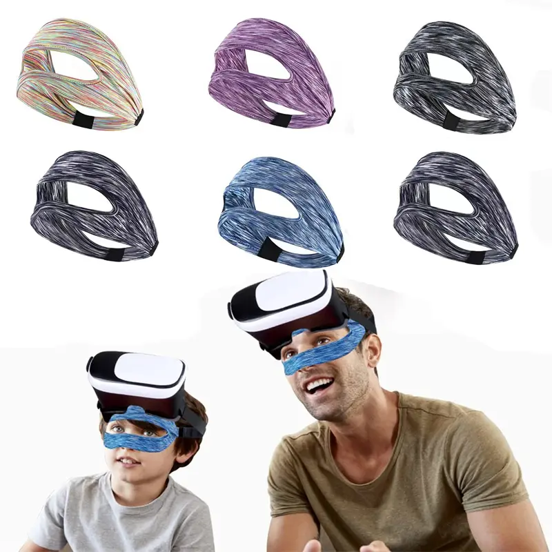 For Oculus Quest 2 Accessories VR Mask Cover Breathable Sweat Band Virtual Reality Headset for Meta Quest 3 Pico 4 Vision Pro