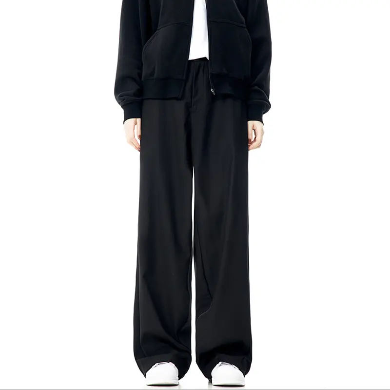 IEFB American Style Men's Suit Pants Silhouette Wide Leg Vintage Straight Tube Loose Cleanfit Male Trousers New Trendy 9W3073
