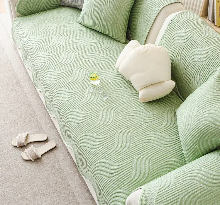 Summer Special-shaped Irregular Sofa Cushion 2025 New Cool Ice Silk Non-slip Seat Cushion Comfortable Summer Sofa Cover for Home