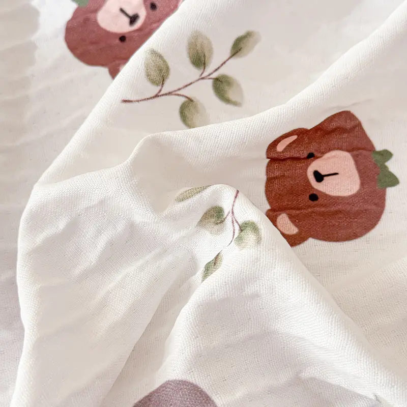 Cartoon Style Bed Cover Breathable Bedsheet for Home Elastic Fitted Sheet Soft Bed Linen drap de lit (Pillowcase Need Order)