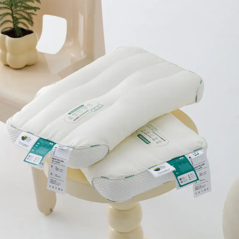 A-Class Healthy Children Plant Pillow Hesu Fiber Has Long-lasting Antibacterial Effect Adult Pillow Soft Partizione 3D Pillows