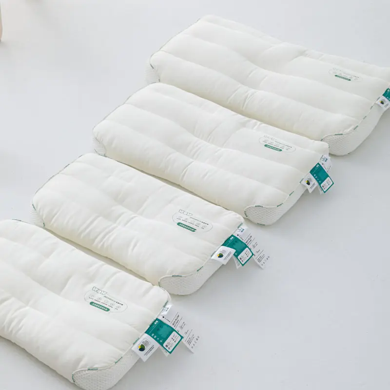 A-Class Healthy Children Plant Pillow Hesu Fiber Has Long-lasting Antibacterial Effect Adult Pillow Soft Partizione 3D Pillows