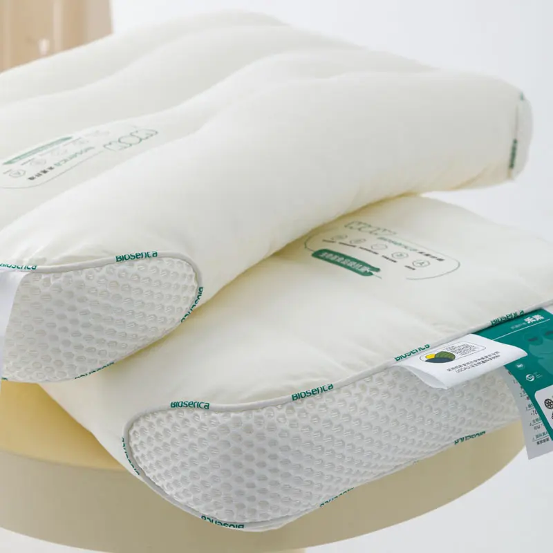 A-Class Healthy Children Plant Pillow Hesu Fiber Has Long-lasting Antibacterial Effect Adult Pillow Soft Partizione 3D Pillows