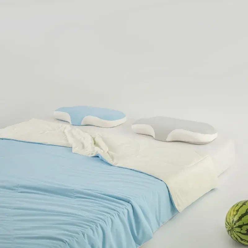 High-end Cooling Fabric Summer Blanket for Beds Double Side Cold Fibre Air Conditioning Quilt Light Cooled Comforter Cool Duvet