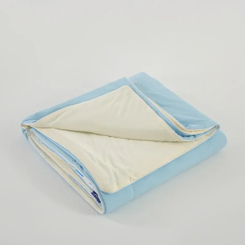 High-end Cooling Fabric Summer Blanket for Beds Double Side Cold Fibre Air Conditioning Quilt Light Cooled Comforter Cool Duvet