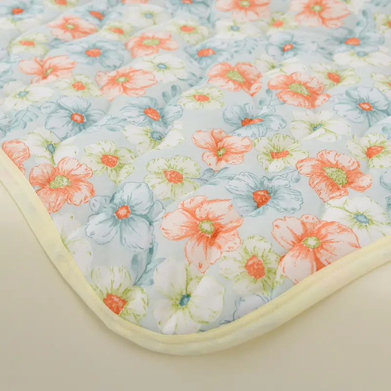 New Printed Cool Feeling Spring Summer Quilt Soft Comfortable Quilted Quilts Single Double Blanket for Bed Comforter Thin Duvet