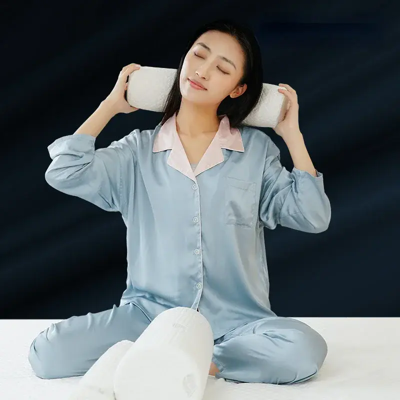 Slow Rebound Memory Foam Head Pillow Soft Cervical Pain Relief Round Pillows Multifunctional Relax Support Pillow for Leg Waist