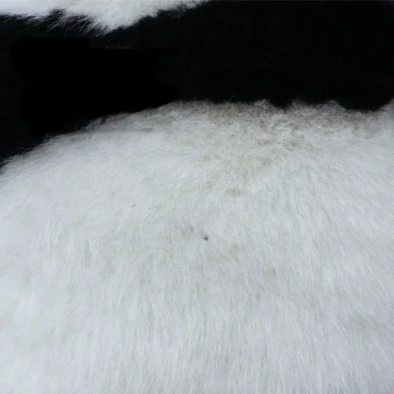 Super Cute Angry Panda Back View Throw Pillows 100% Wool / Artificial Wool Back Cushion for Bed Sofa Cushion Floor Cushions Cozy