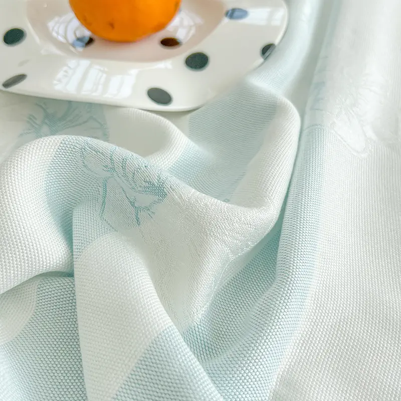 New 100% Bamboo Fiber Cooling Blanket Natural Plant Striped Summer Blankets Jacquard Lightweight Breathable Duvet Thin Quilt